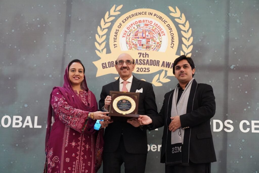 Global Ambassador Award Conferred on Ambassador Masood Khan for Outstanding Service