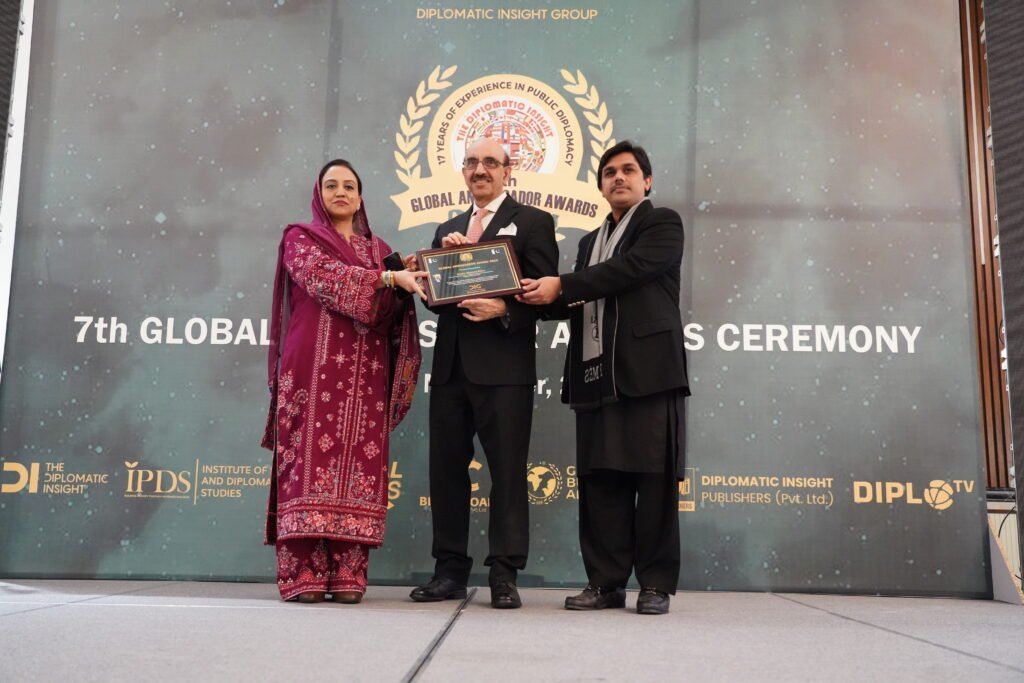 Global Ambassador Award Conferred on Ambassador Masood Khan for Outstanding Service 1 Global Ambassador Award Conferred on Ambassador Masood Khan for Outstanding Service