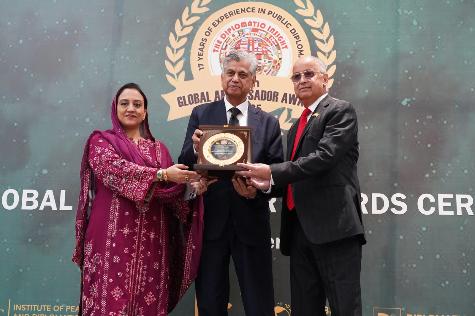 Raja Najabat Hussain Presented Global Ambassador Award for Jammu Kashmir Advocacy