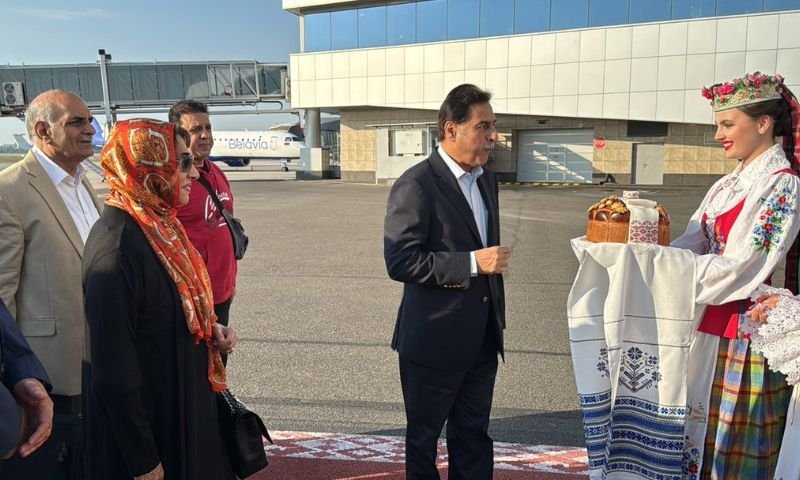 Pakistani parliamentary delegation lands in Belarus