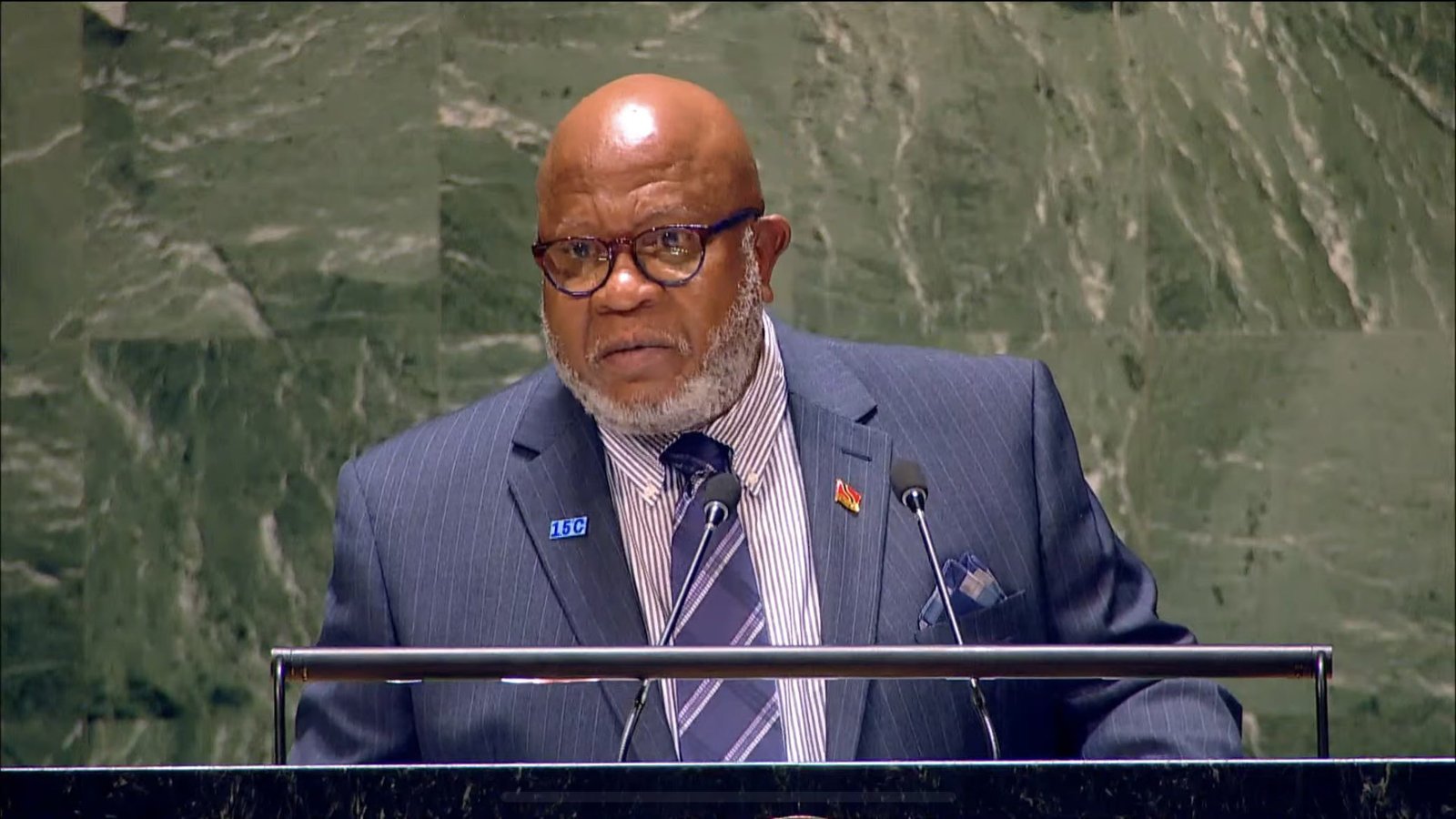 UNGA president address global humanitarian issues