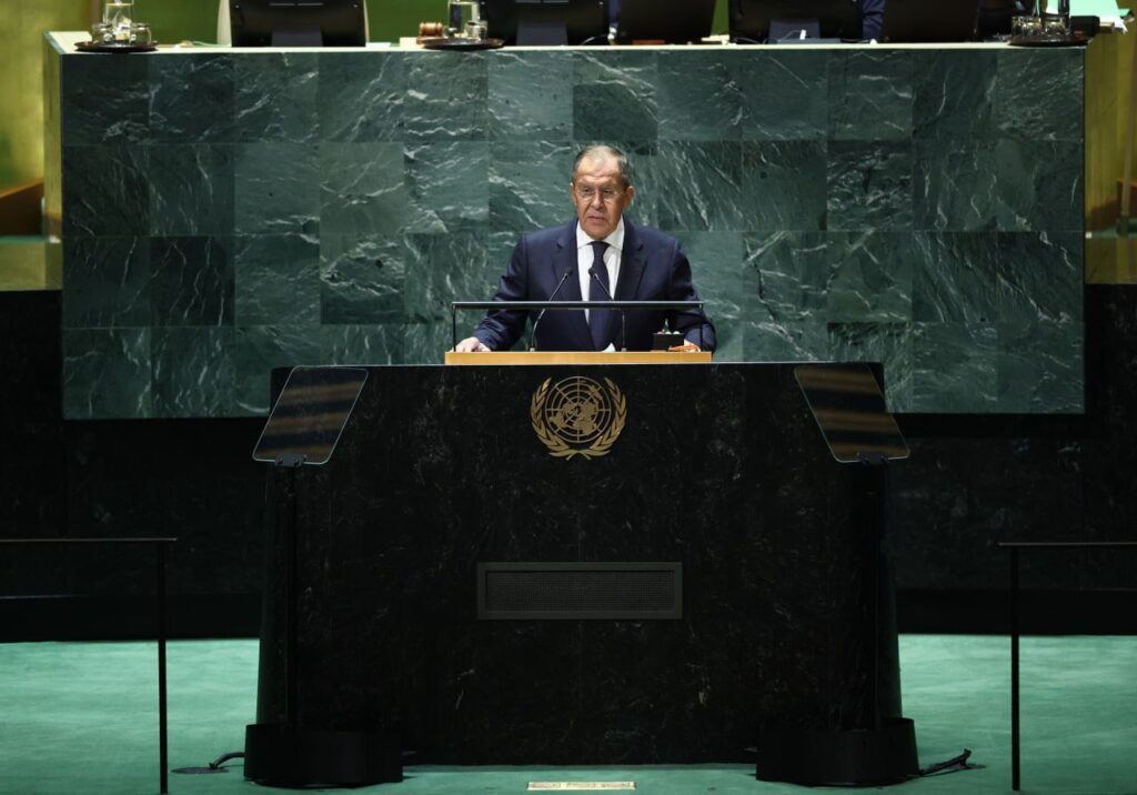 Russian Foreign Minister denounces West at UNGA 78th Session