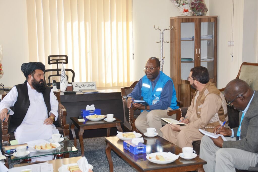 UNHCR Head meeting with the Deputy Minister of the Ministry of Refugee Affairs of Afghanistan
