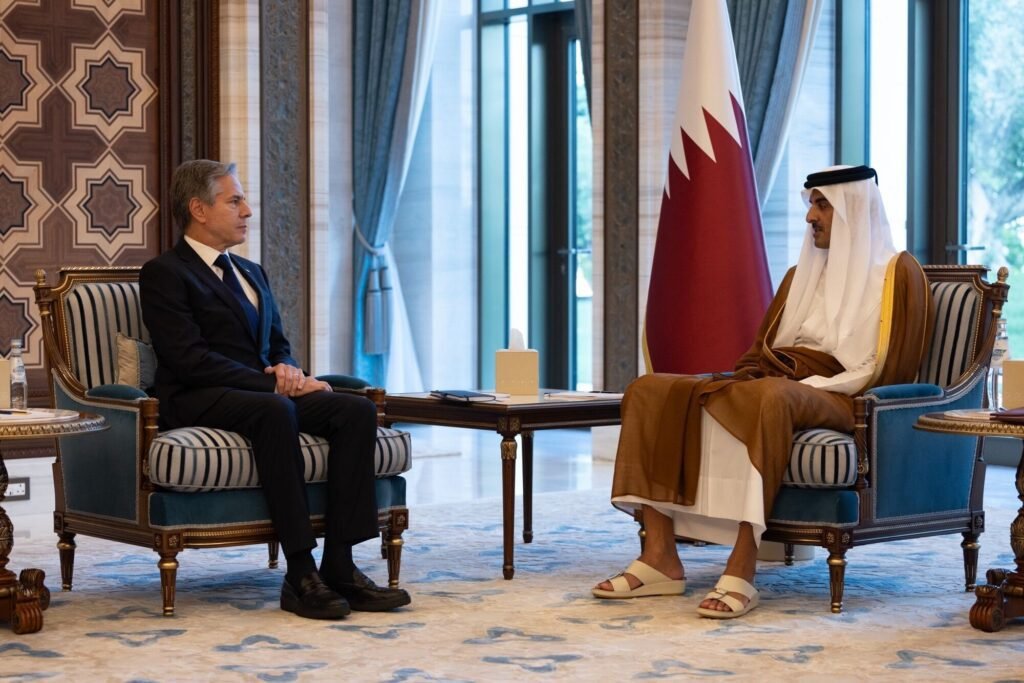 US Secretary Blinken arrives in Doha