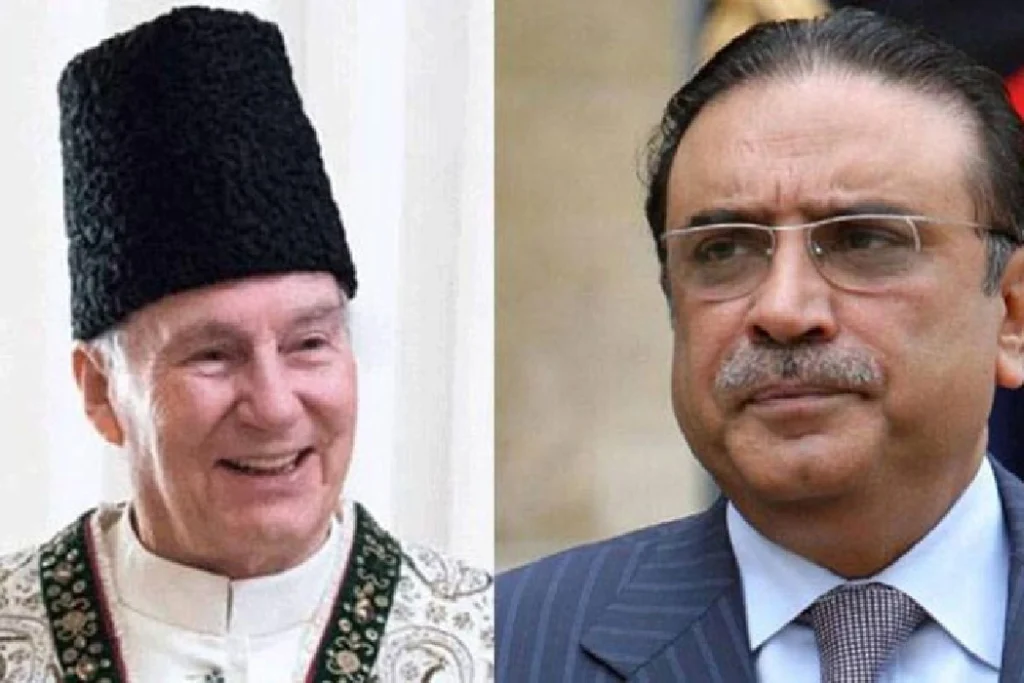 President zardari and Prince Rahim Aga Khan