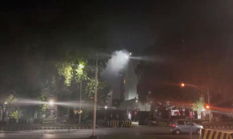 Fires Breaks Out at Foreign Office
