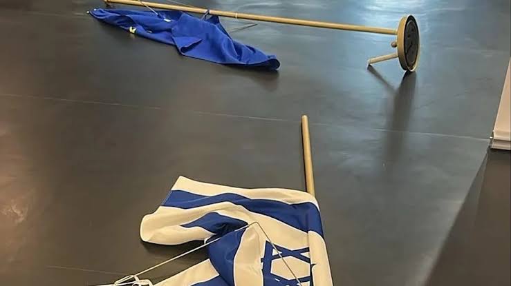 French MEP Removes Israeli Flag at European Parliament Event