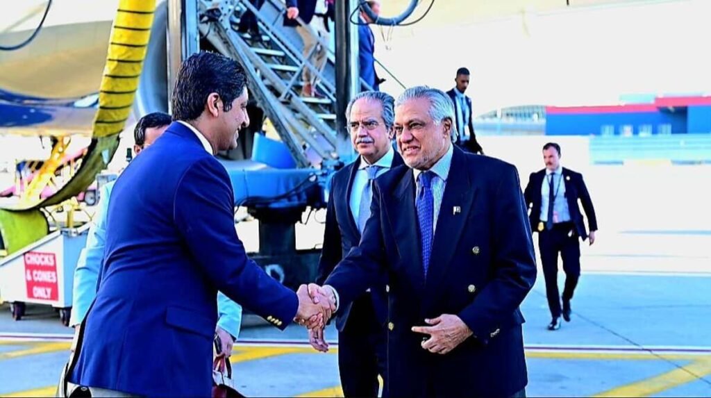 FM Dar Arrives in New York for UNGA Session, Palestine High on Agenda