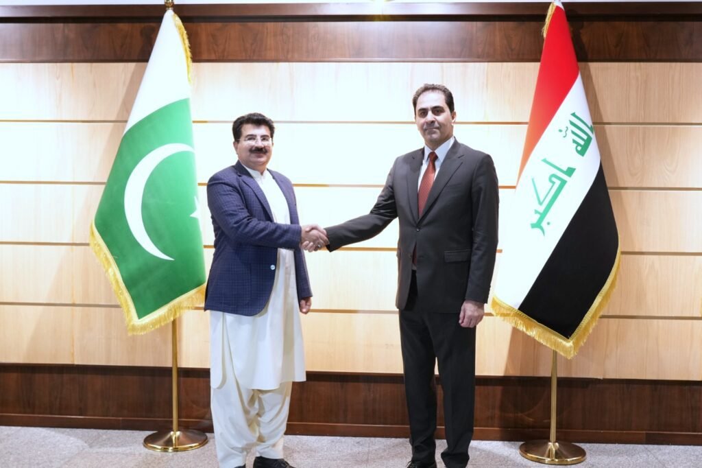 Chairman Senate Pakistan promote bilateral cooperation in Iraq