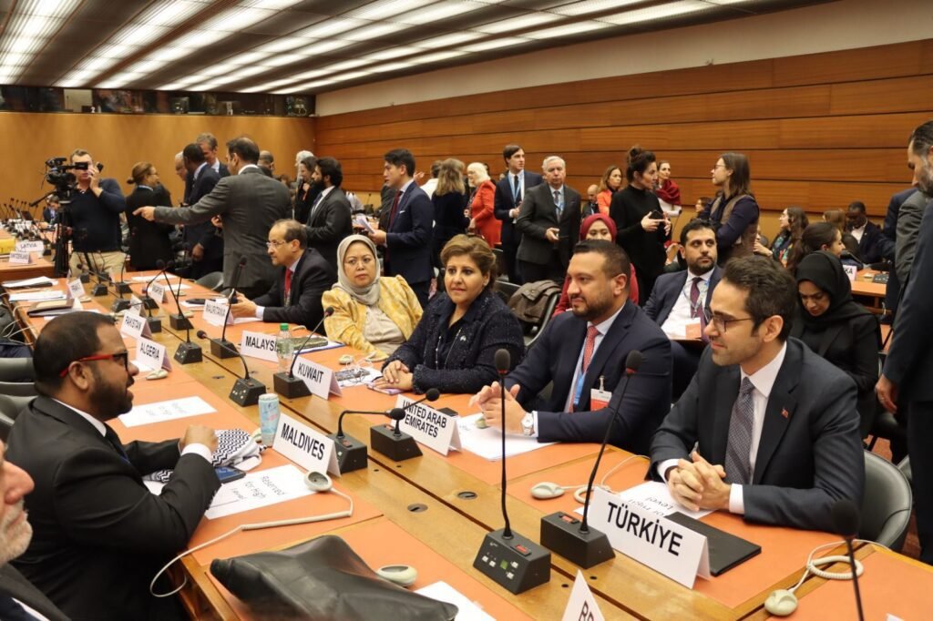 Deputy Minister of Turkey, Yasin Ekrem Serim, addressed the meeting in Geneva and called the UN Security