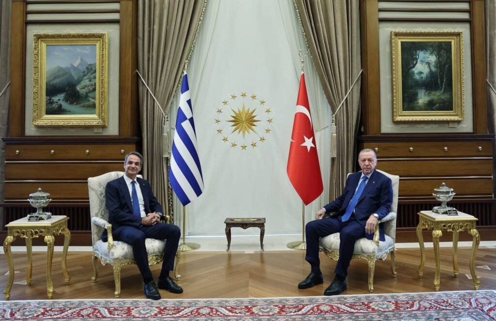 President Tayyip Erdogan meet Greek Prime Minister