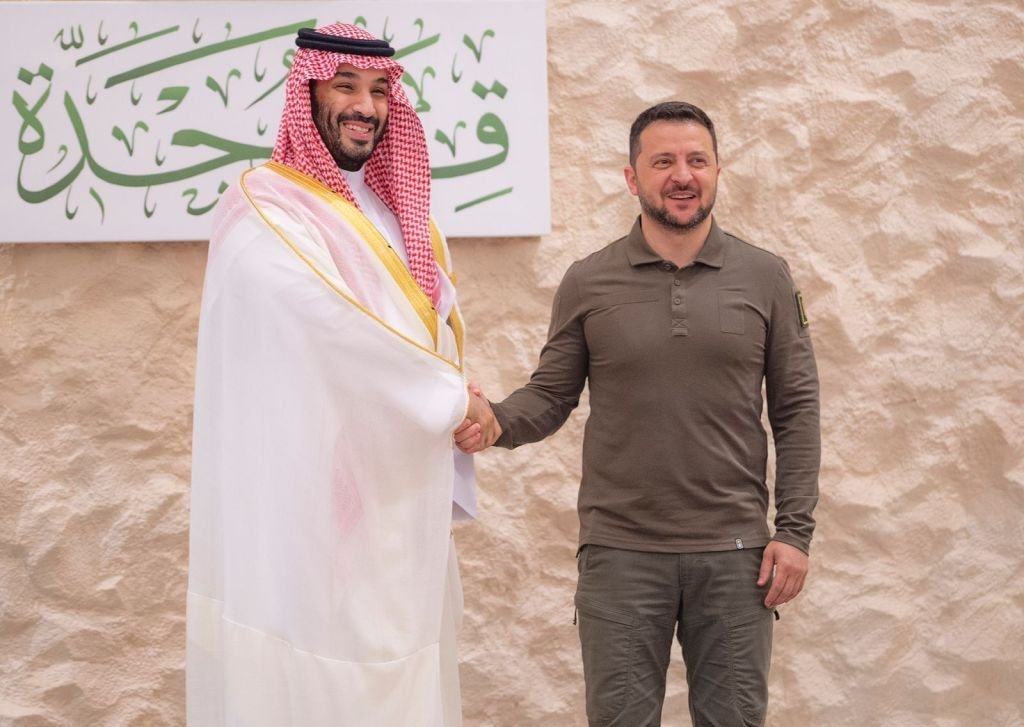 President Zelensky and Saudi Crown Prince Discuss Peace Formula