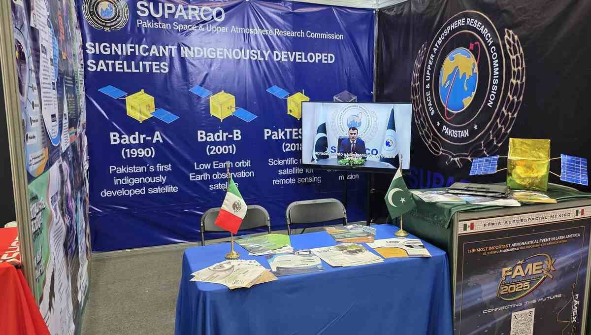 Pakistan Showcases SUPARCO Space Achievements at FAMEX 2025