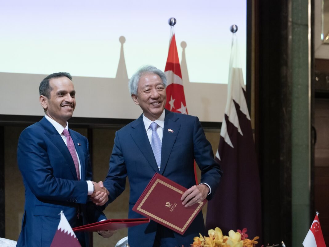 High-Level Joint Committee Meeting Between Qatar and Singapore