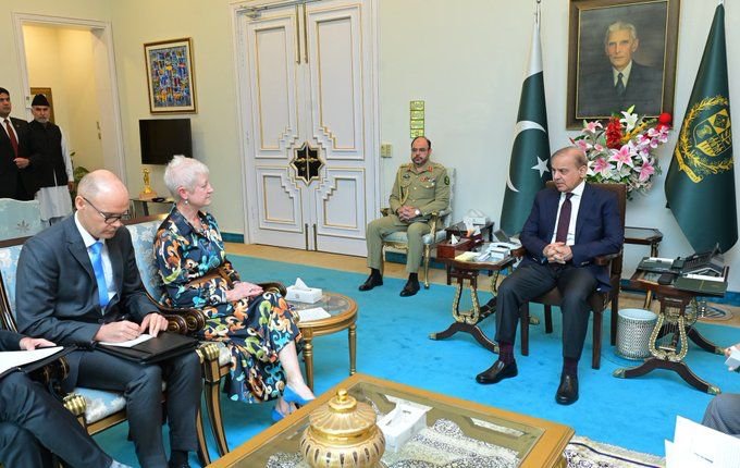 EU Ambassador calls on PM Shehbaz Sharif