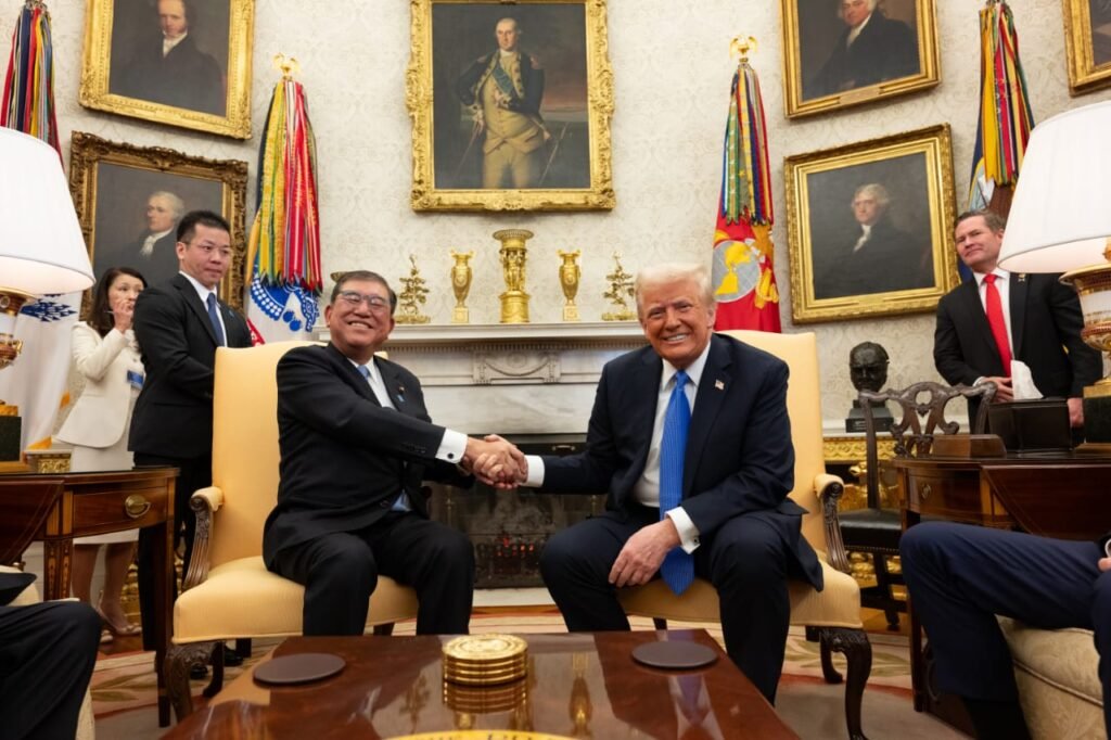 Ishiba, Trump held joint press conference
