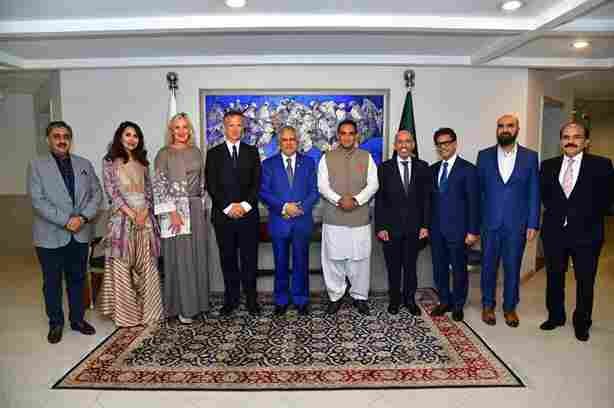 Strategic Ties in Focus as UK Parliamentarians Meet FM Dar
