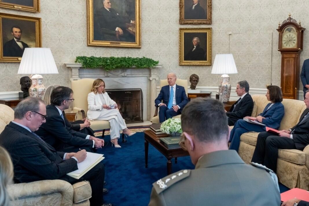 President Biden Host Italian Prime Minister Meloni at White House on 1 March 2024.