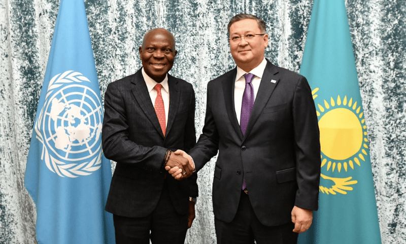 Kazakh President Stresses Closer Ties with ILO