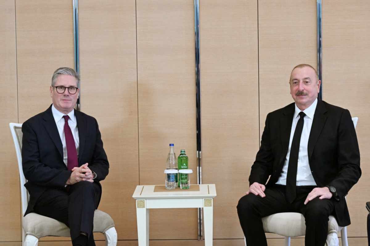 Kier Starmer Met with President Aliyev at the sidelines of COP29 summit