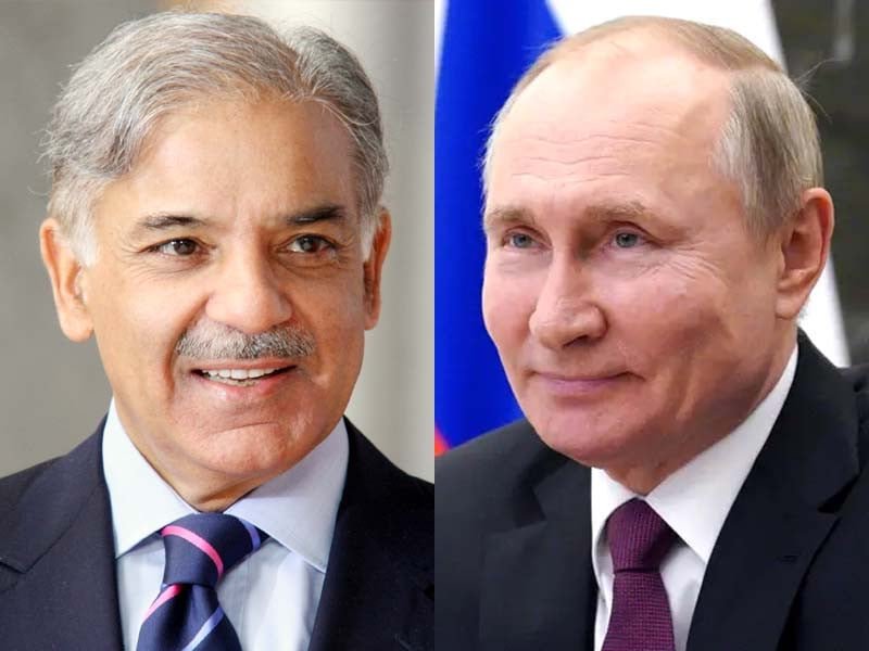 President Putin congratulates Prime Minister Shehbaz Sharif