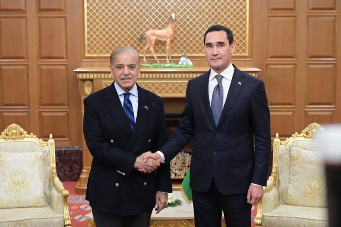 PM Shehbaz Meets Turkmen President in Ashgabat, Pledges Stronger Ties PM Shehbaz Meets Turkmen President in Ashgabat, Pledges Stronger Ties