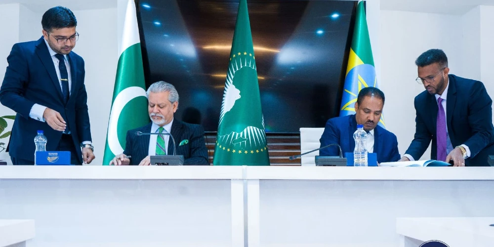 Pakistan Ethiopia Ink MoU for Political Consultation
