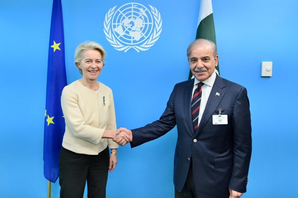 PM Shehbaz, EU President Discuss Strategic Cooperation on Global Issues