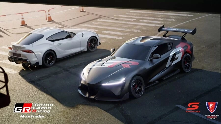Toyota Unveils Naturally Aspirated V-8 Supra Race Car