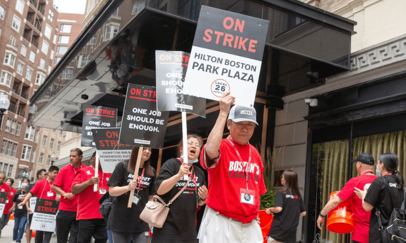 US Hotel Workers Strike on Labor Day