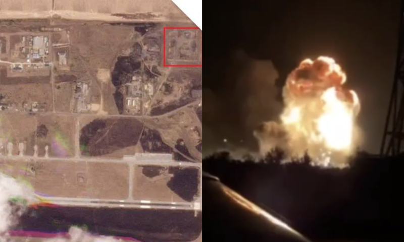 Ukraine Hits Russian Airfield, Oil Depots