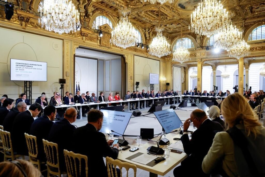 France opens humanitarian aid conference on Gaza
