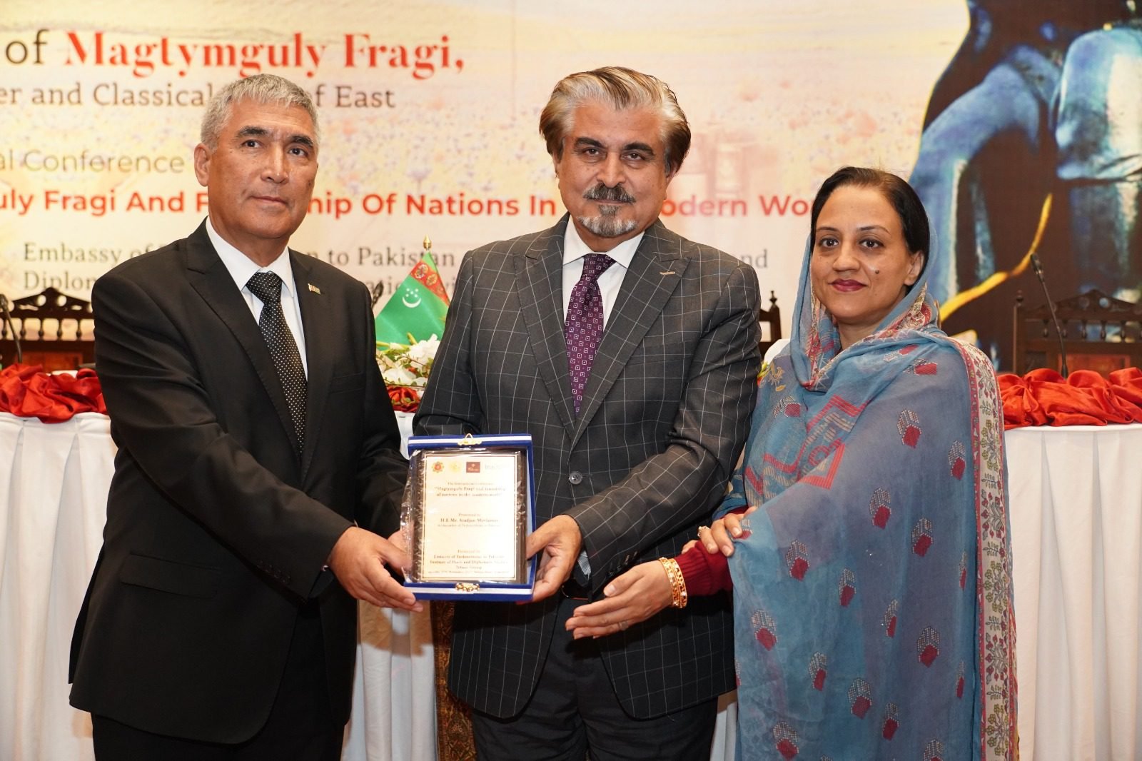Magtymguly Fraghi promoted diversity, peace, and harmony among nations, Syed Jamal Shah