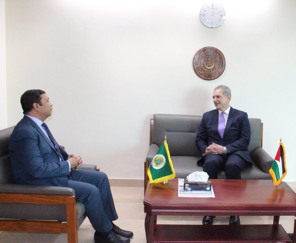 Jordan's new Ambassador to Pakistan, had a comprehensive meeting with Prof. Dr. M. Iqbal Choudhary, Coordinator General COMSTECH