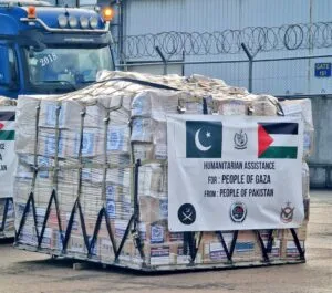 Pakistan dispatches 4th consignment of relief goods for Gaza