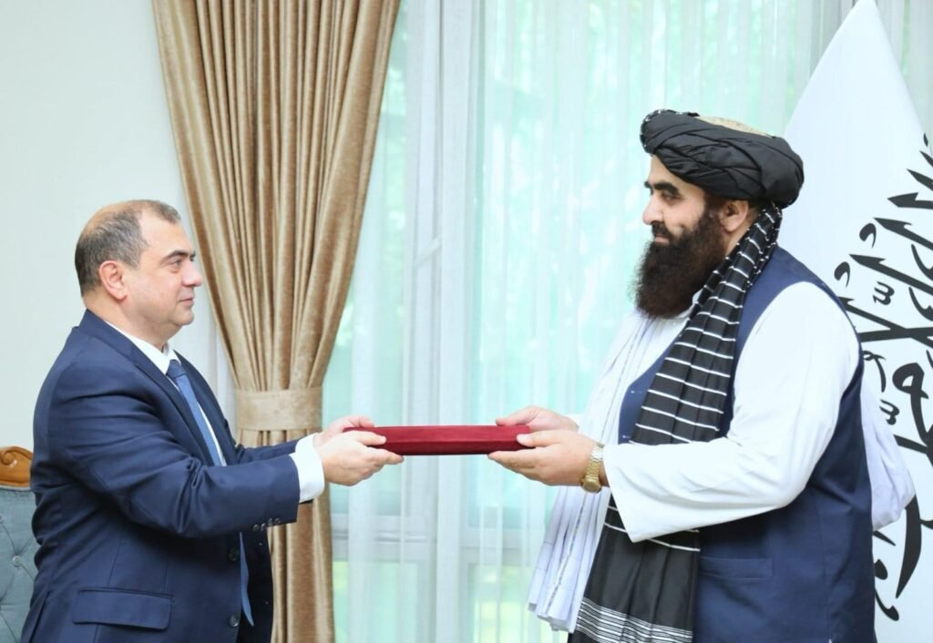 First Ambassador of Azerbaijan pay call to Afghan Foreign Minister
