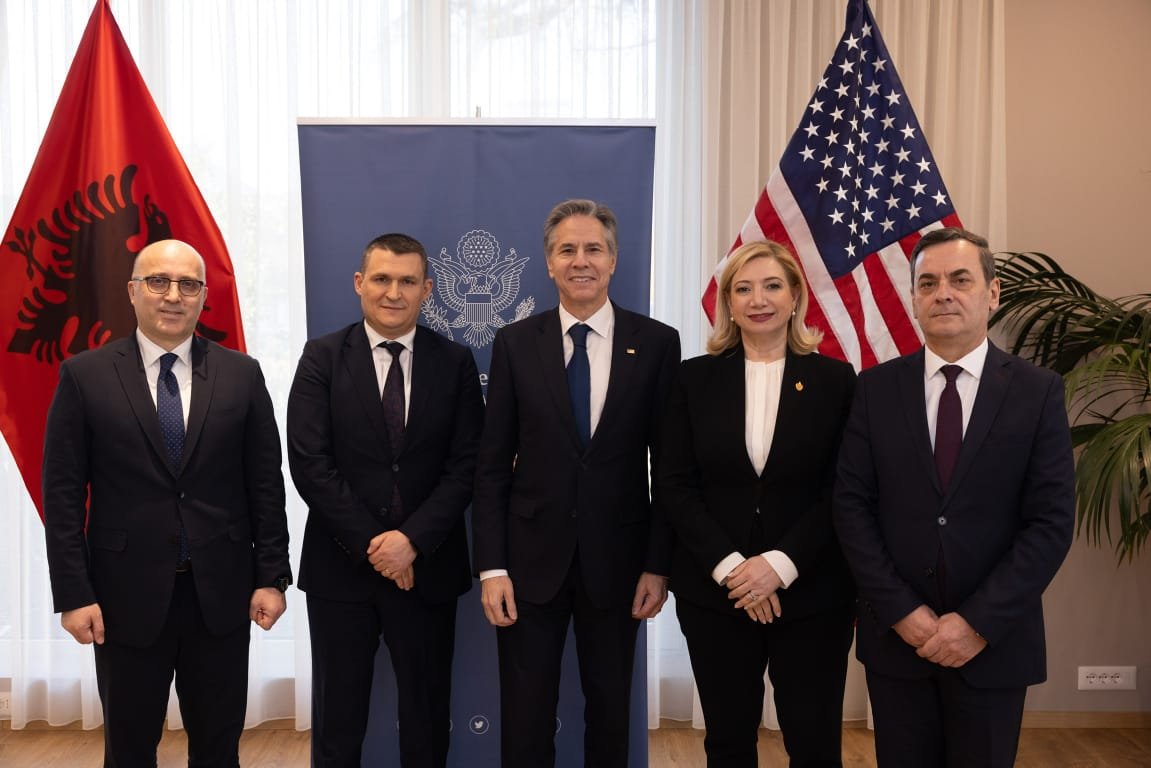 Secretary Blinken diplomatic tour Albania