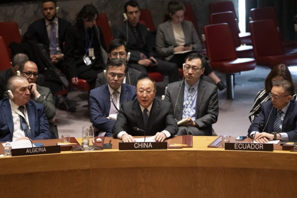 China urges a cease-fire in Gaza,  condemning US veto
