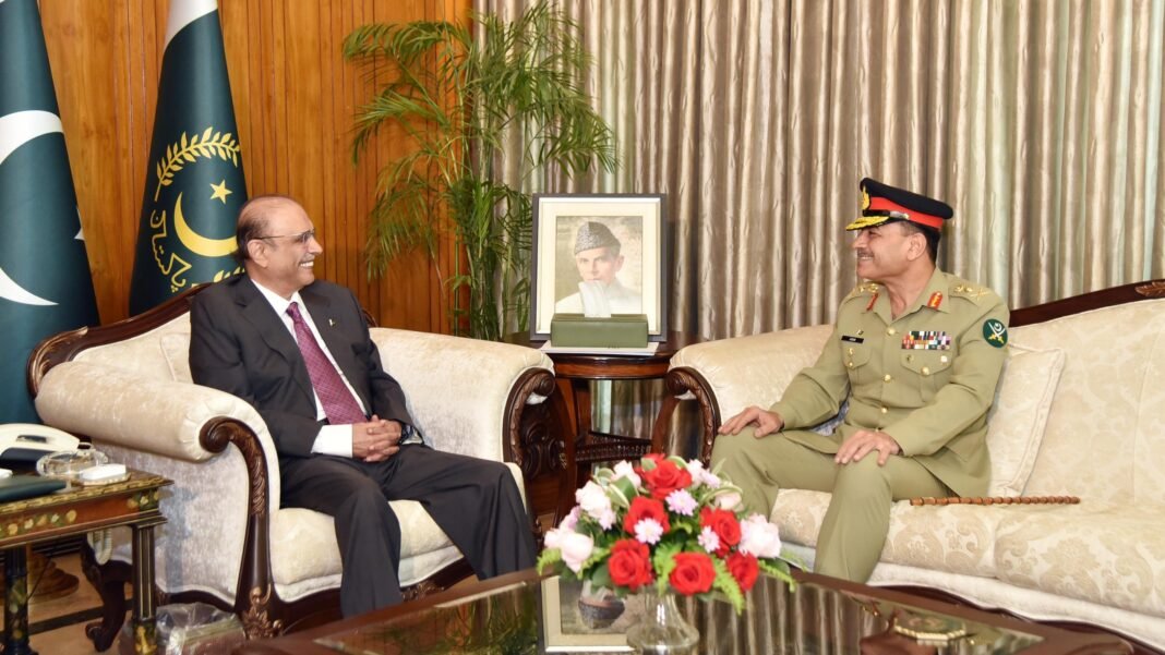 COAS General Asim Munir calls on President Asif Ali Zardari
