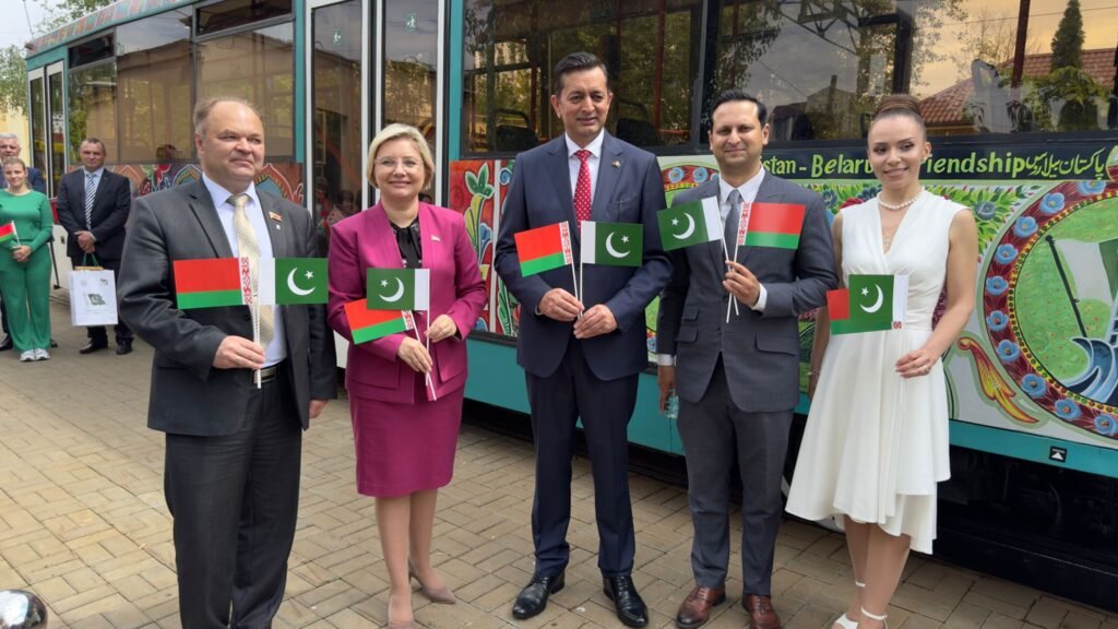 Inauguration of Pakistani "Truck Art" Tram in Belarus
