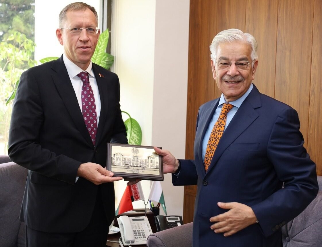 The federal minister opined that Pakistan and Belarus share a cordial history of bilateral economic, trade, and defense ties. The federal minister opined that Pakistan and Belarus share a cordial history of bilateral economic, trade, and defense ties.