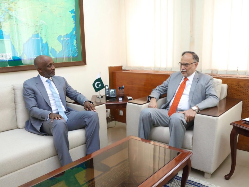 Mohamed Yahya the United Nations Resident newly designated Coordinator in Pakistan paid a courtesy call to Federal Minister for Planning