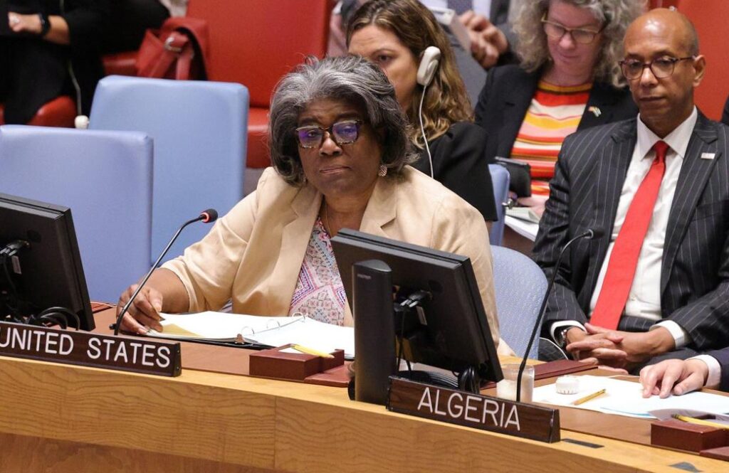 Ambassador Thomas and UNSC demands De-escalation in Sudan