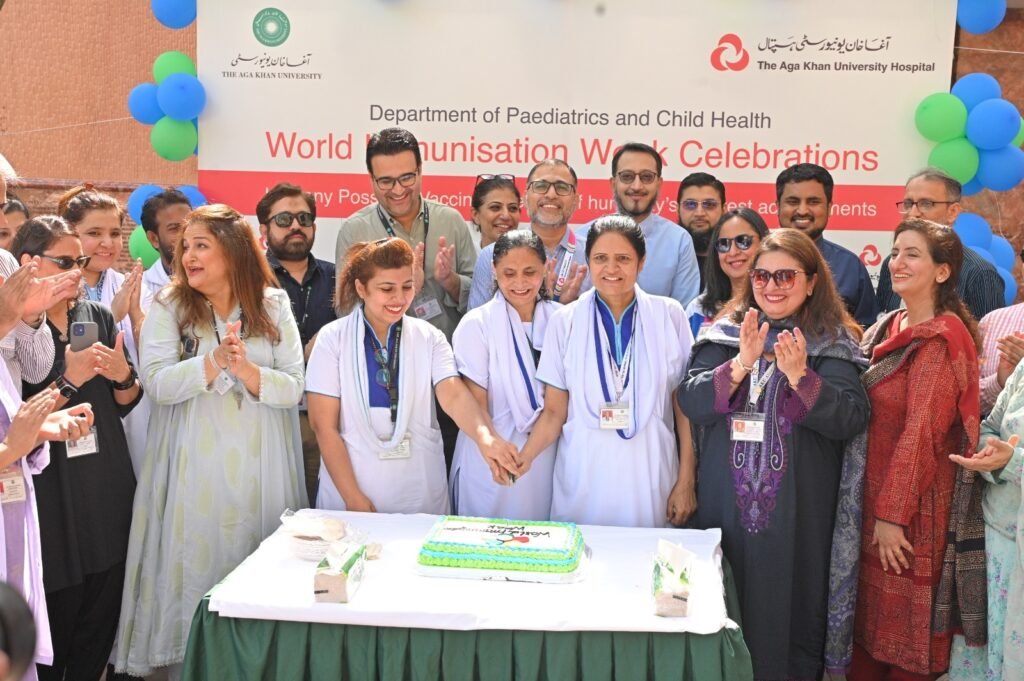 AKU Hospital Marks World Immunization Week with Community Engagement