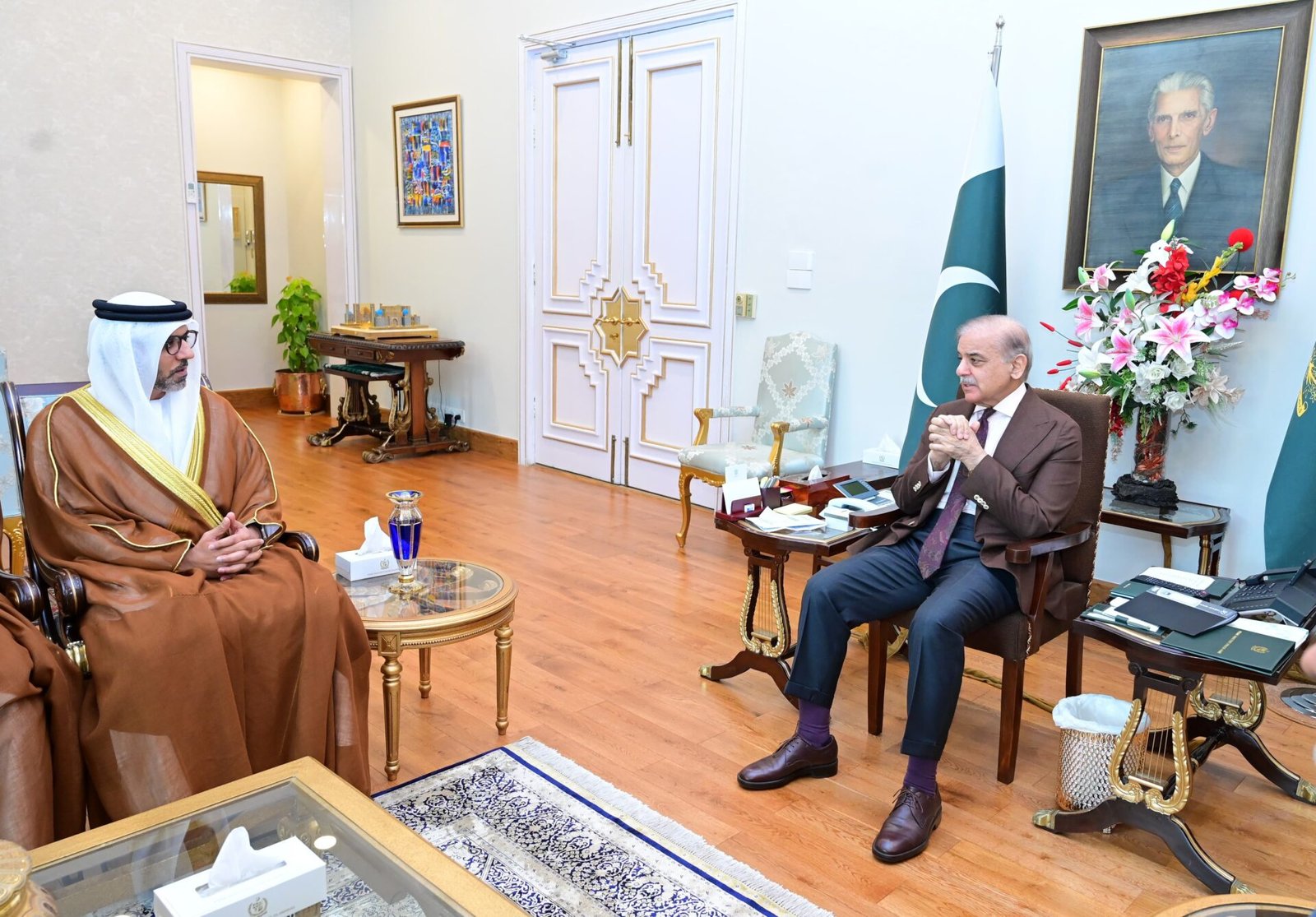 Envoys of Kuwait, UAE Call On PM Shehbaz Sharif
