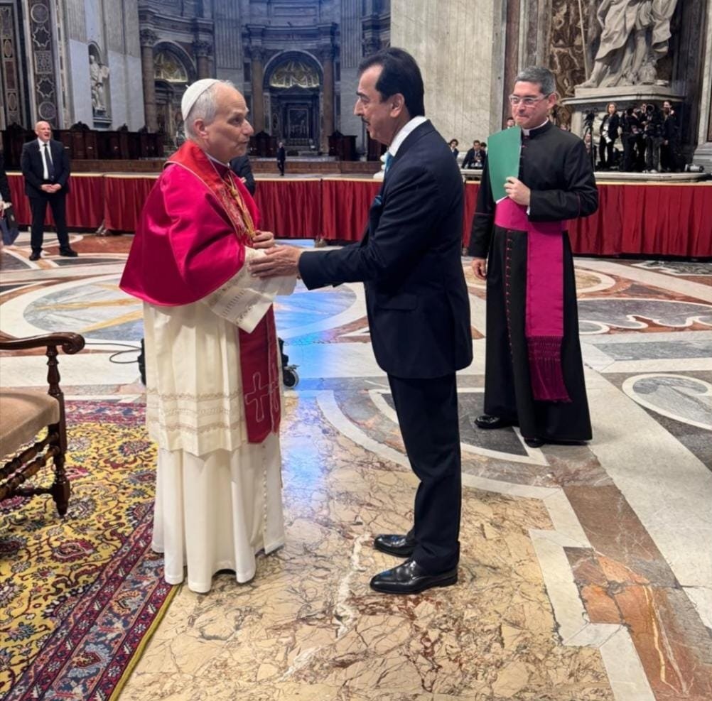 Chairman Senate Represents Pakistan at Inaugural Mass of Pope Leo XIV