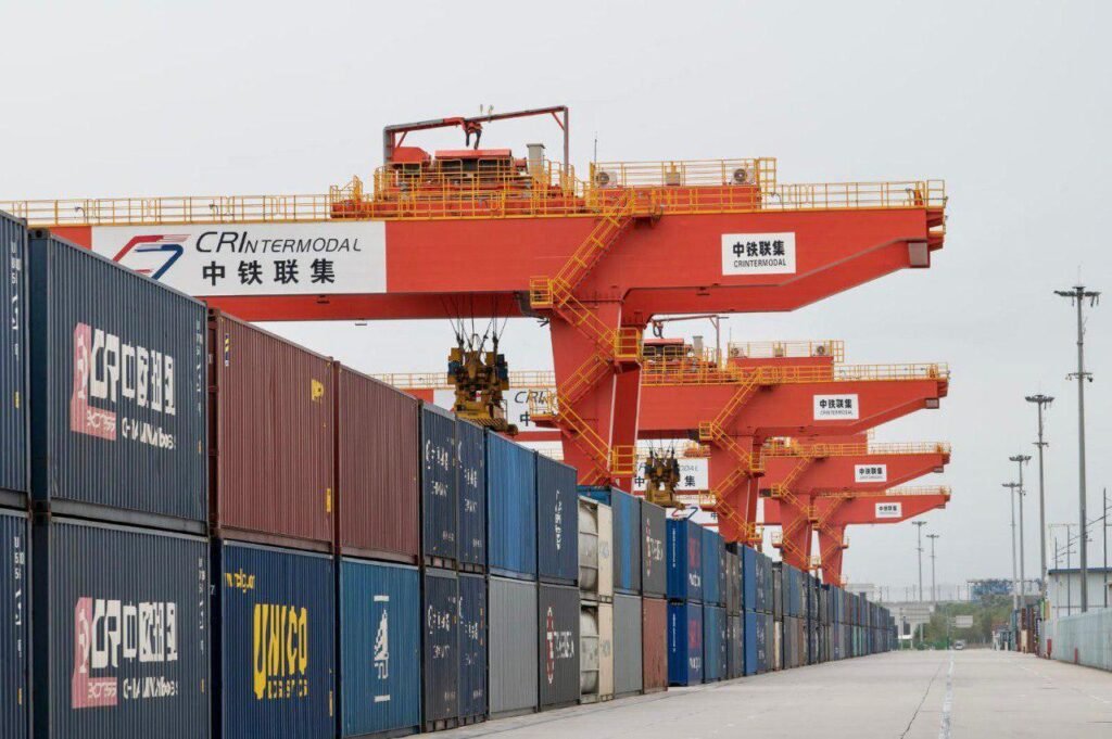 Container Traffic Through China-Kazakhstan Terminal in Xi'an Surge