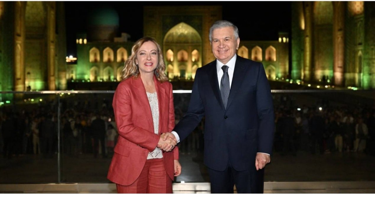 Europe Turns East: Meloni Arrives in Samarkand, Heads Next for Italy-Central Asia Summit