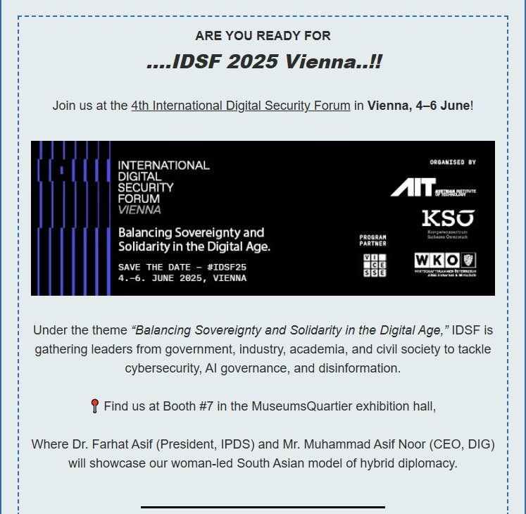 Media Partnership Case Study: The Diplomatic Insight & IDSF 2025 1 Strategic Media Partnership in Action