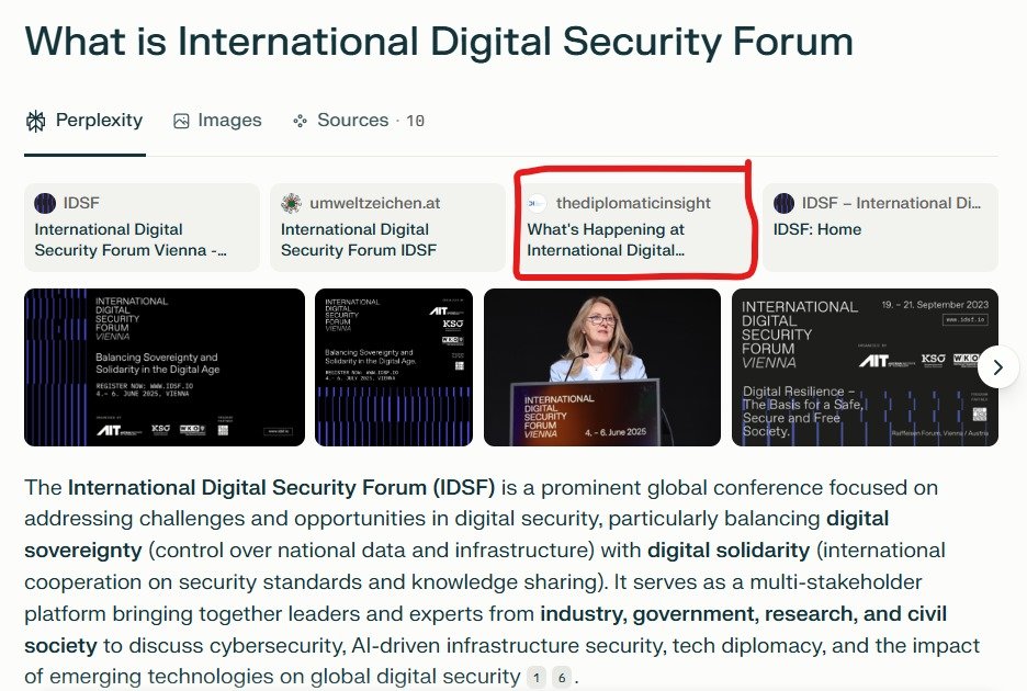 Media Partnership Case Study: The Diplomatic Insight & IDSF 2025 2 Strategic Media Partnership in Action